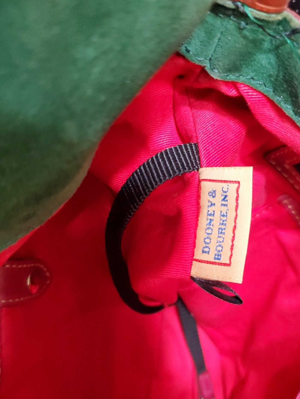Dooney Raspberry Twist Strap Hobo - Picture 8 of 10